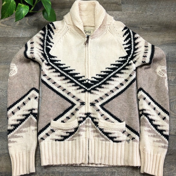 Aritzia Sweaters - Aritzia Lambswool Sea to Sky Lambswool Cardigan L